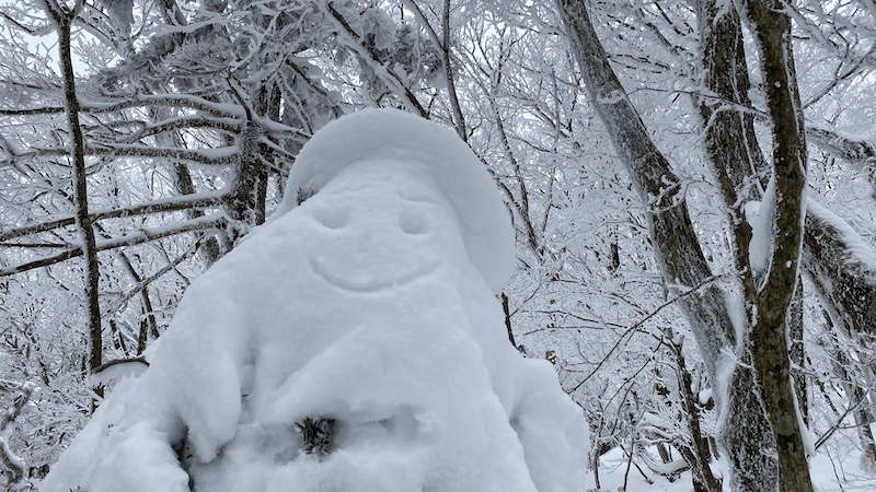 한라산 눈사람 하르방